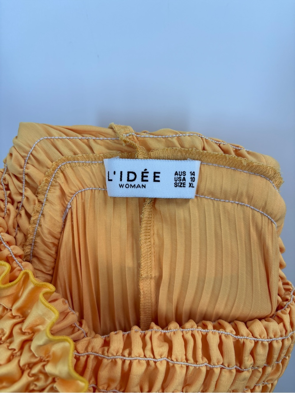 L'IDÉE Maya Strapless Pleated Maxi Dress AU14/US10 - Picture 7 of 7